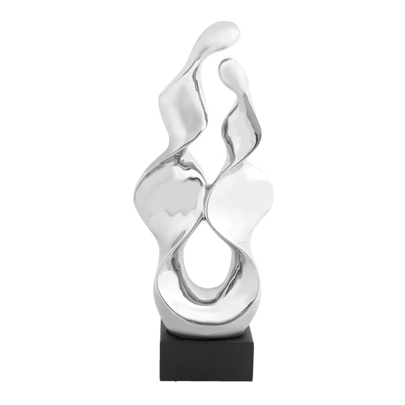 Designer Abstract Twisting Sculpture