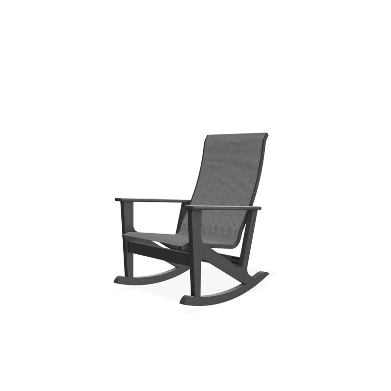 Fauteuil berçant Wexler, Graphite, Destiny Steel