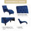 Chaise longue capitonnée en velours-290435526