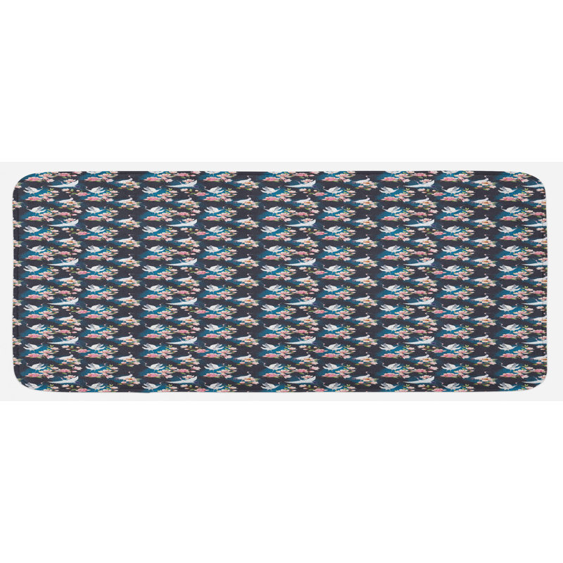 Tapis de cuisine oiseaux