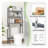 Bamboo Over The Toilet Storage Cabinet-1445142553
