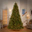 North Valley 72" Green Spruce Artificial Christmas Tree with 400 White Clear Lights with Tree Stand-743353196