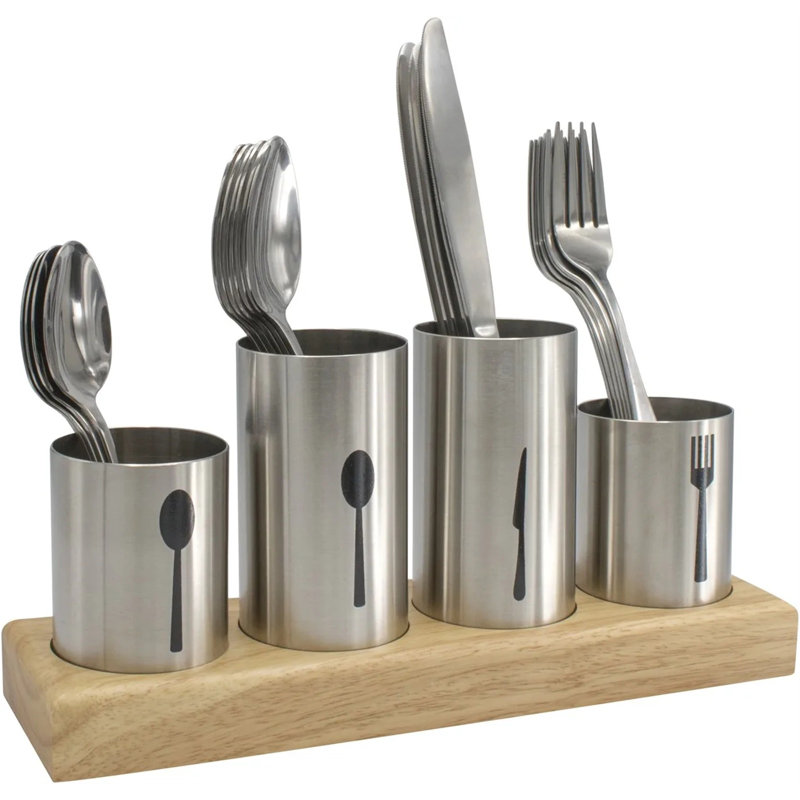 Stainless Steel Flatware Caddy