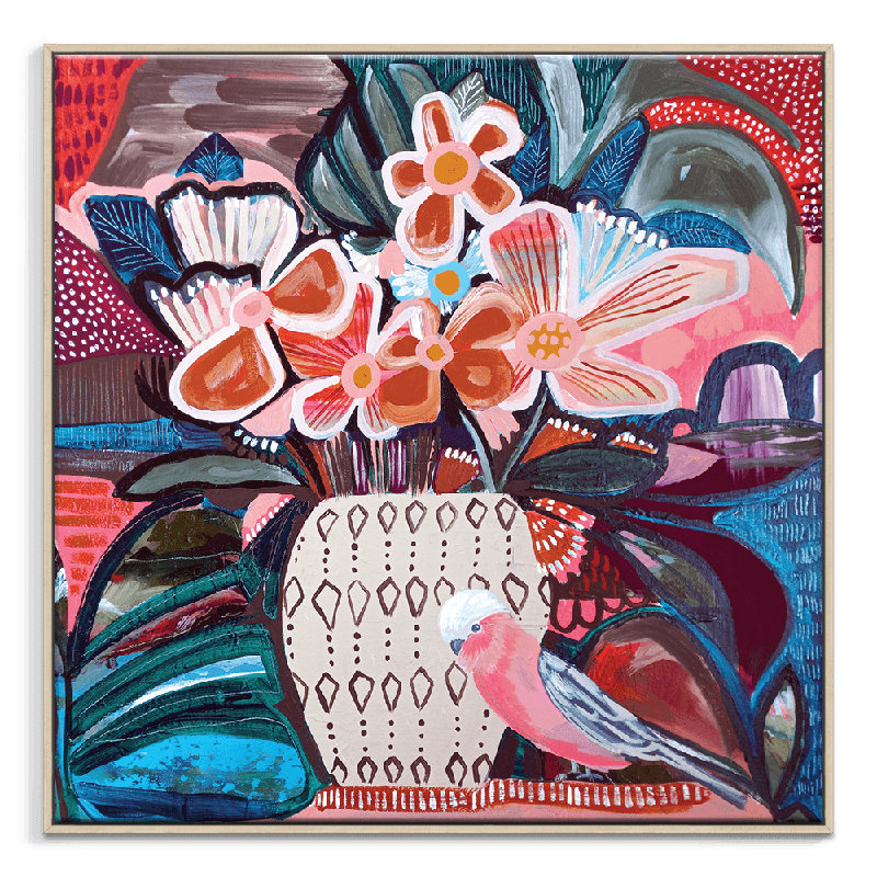 Tutti Frutti by Amanda Skye-Mulder - Painting, Wrapped Canvas, 76cm H x 76cm W x 5cm D