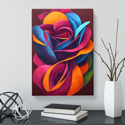 Unique Rose Flower Vol.1 - Wrapped Canvas