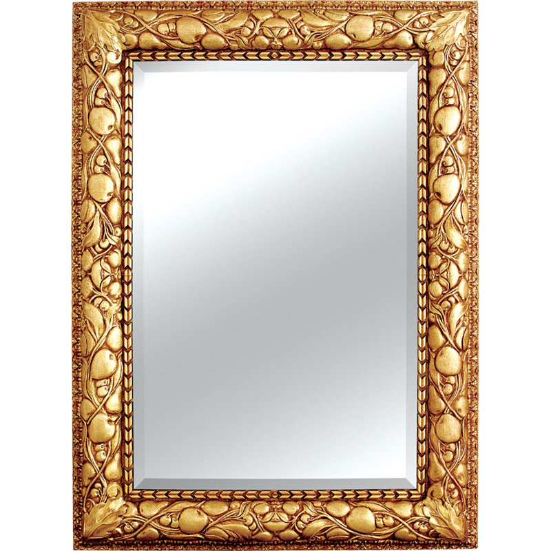 Flat Beveled Wall Mirror, 46" x 34"  