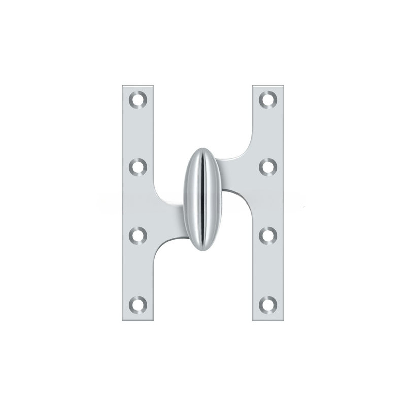 Hinge, Polished Chrome, Left Hand