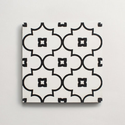 Carreau de mur et de sol à motif ciment 8 po x 8 po Guelz