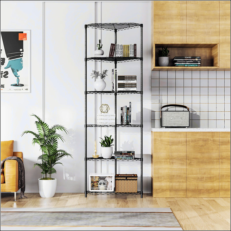 6 Tier Shelf, Black