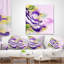 Coussin lombaire en aquarelle de fleurs abstraites