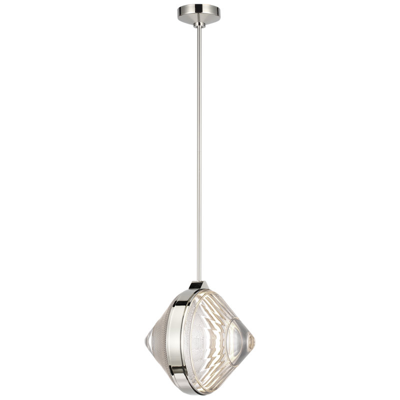 Copper Coast 1 - Light LED Pendant, Polished Nickel