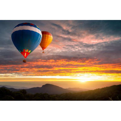 Hot-Air Balloons - Wrapped Canvas Print