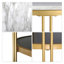 Table basse ronde avec rangement Styer