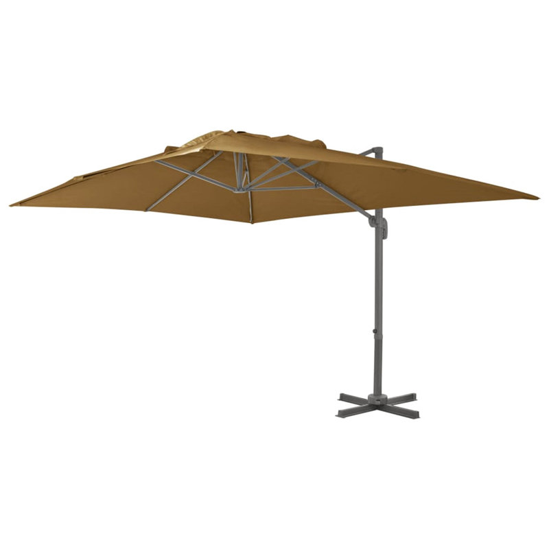 Battle 300cm X 400cm Rectangular Cantilever Parasol, Taupe