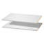 Tablettes en mélamine, tablettes d'armoire en bois coupées à la taille pour le système de placard, tablette d'armoire de remplacement, panneau de garde-robe polyvalent pour placards, armoires ou tout autre étagère personnalisée
