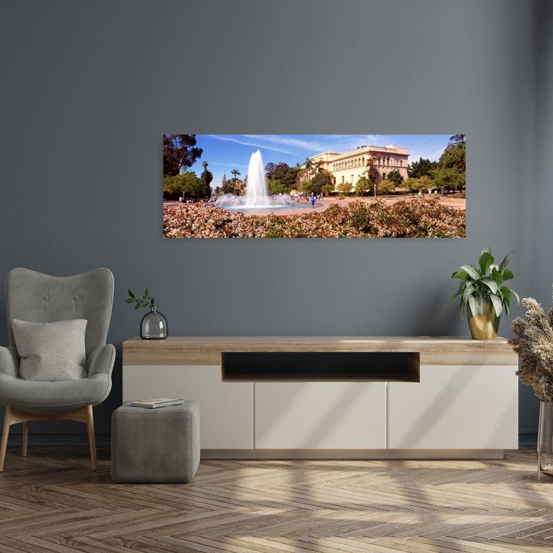 San Diego CA by Leo L. Larson - Wrapped Canvas Panoramic Print, 40.64 cm H x 121.92 cm W