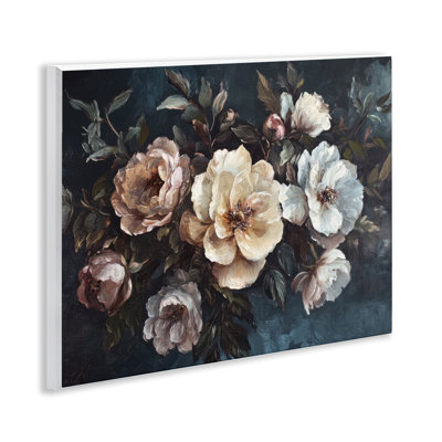  Bold Vintage Blooms Wall Plaque Art by Petal Prints Design