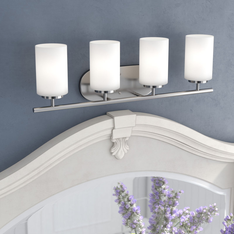 Oslo 4 - Light Dimmable Vanity Light, Brushed Nickel, LED, No