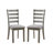 Dining Table 4X Side Chairs Bench 6Pcs Dining Set Fabric Seat Rustic Style