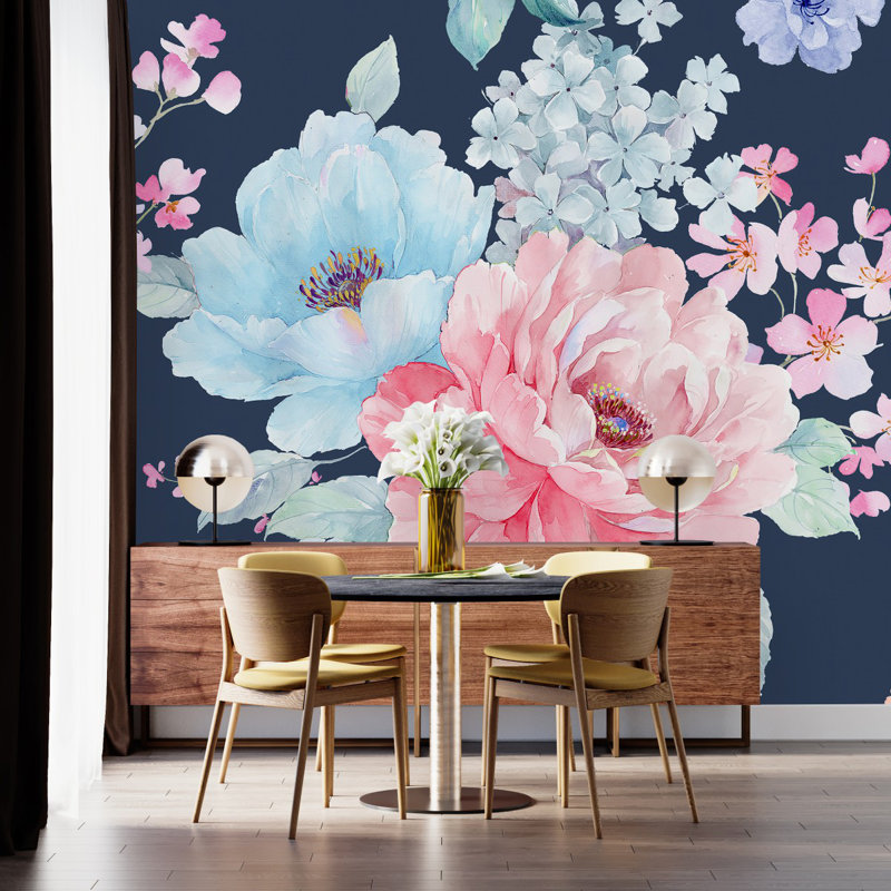 Peel & Stick Wall Mural, 10.42' W x 10.42' L
