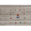 Tapis indien rayé Gabbeh 8 x 10
