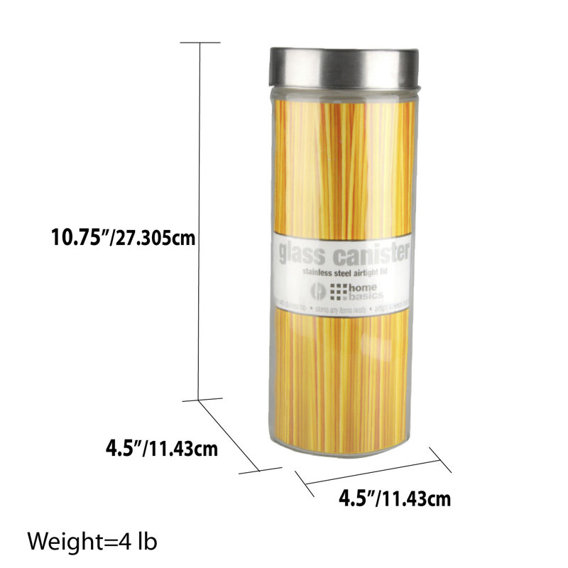 Pot de cuisine Air-Tight Twist, H 10,75 po x l 4,5 po x P 4,5 po