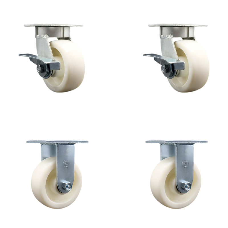 Kingpinle Swivel Caster Set Service Caster