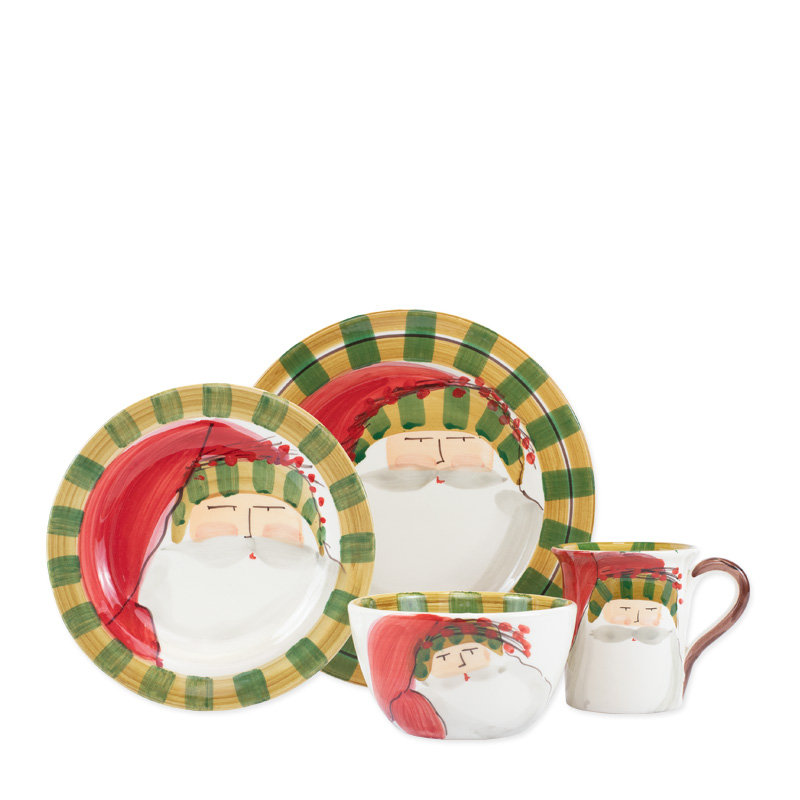 Old St. Nick Earthenware Coffee Mug
