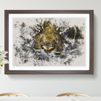 Tiger Vol.2 Watercolour - Picture Frame Graphic Art