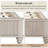 Sawyer Solid Wood Fluted Queen Platform Bed-884173635-884173633