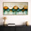 «Green Gold Emerald Tile Opulence I», art mural art déco vert, impression sur toile Glam
