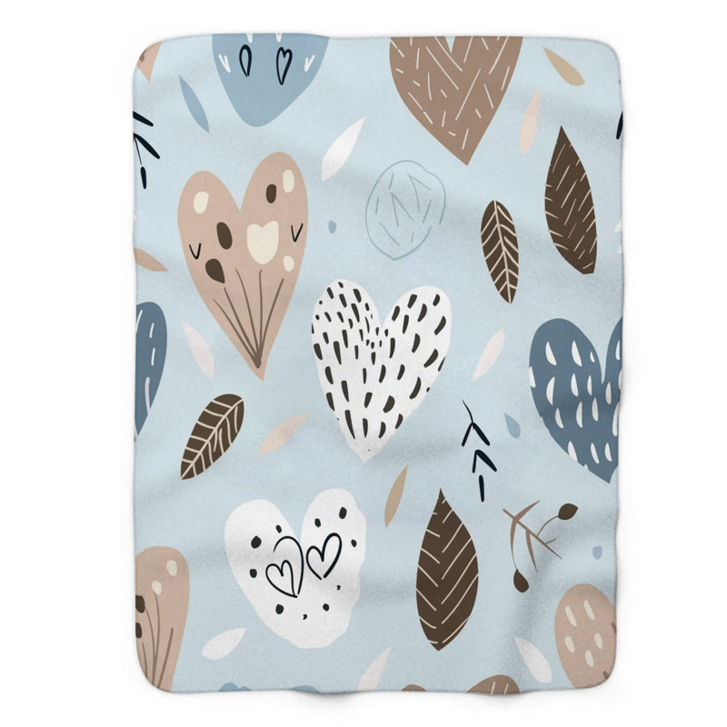 Mama Cuddle - couverture en sherpa de qualité supérieure 1 pièce, L 50 po x L 60 po