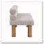 Banc de salle à manger rembourré, bout de lit, banc d'entrée-487902839