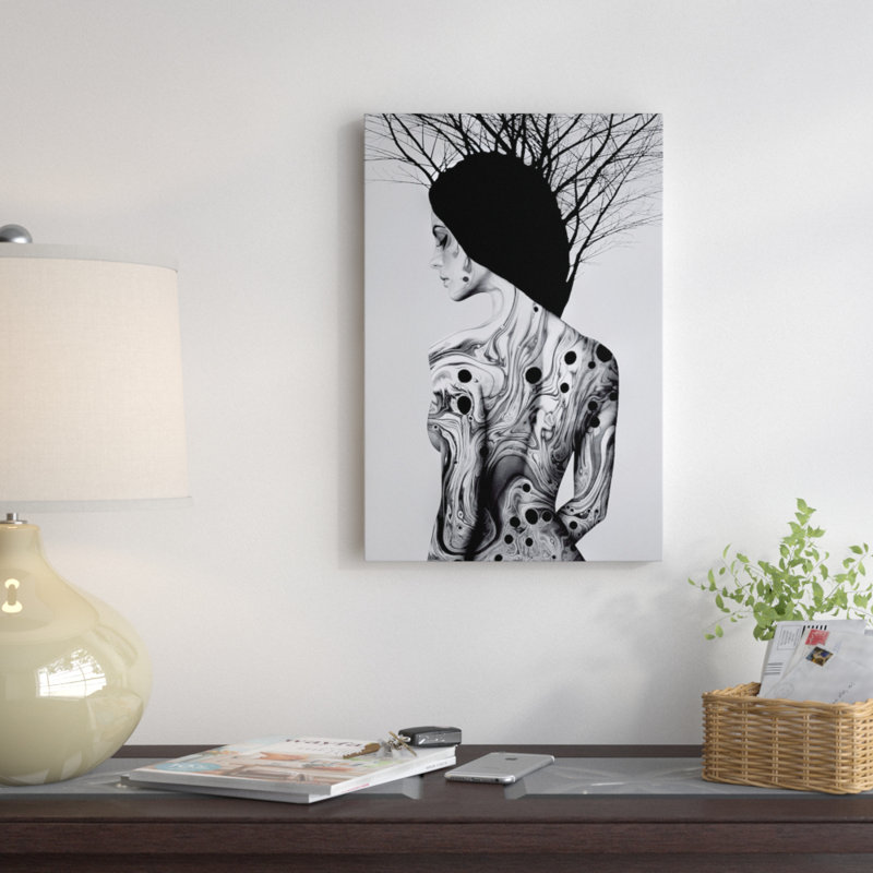 Impression sur toile tendue, "changing", H 18 po x l 12 po x p 1,5 po
