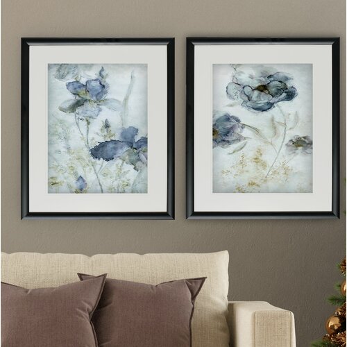 Andover Mills™ Morning Iris Framed On Paper 2 Pieces Graphic Art ...