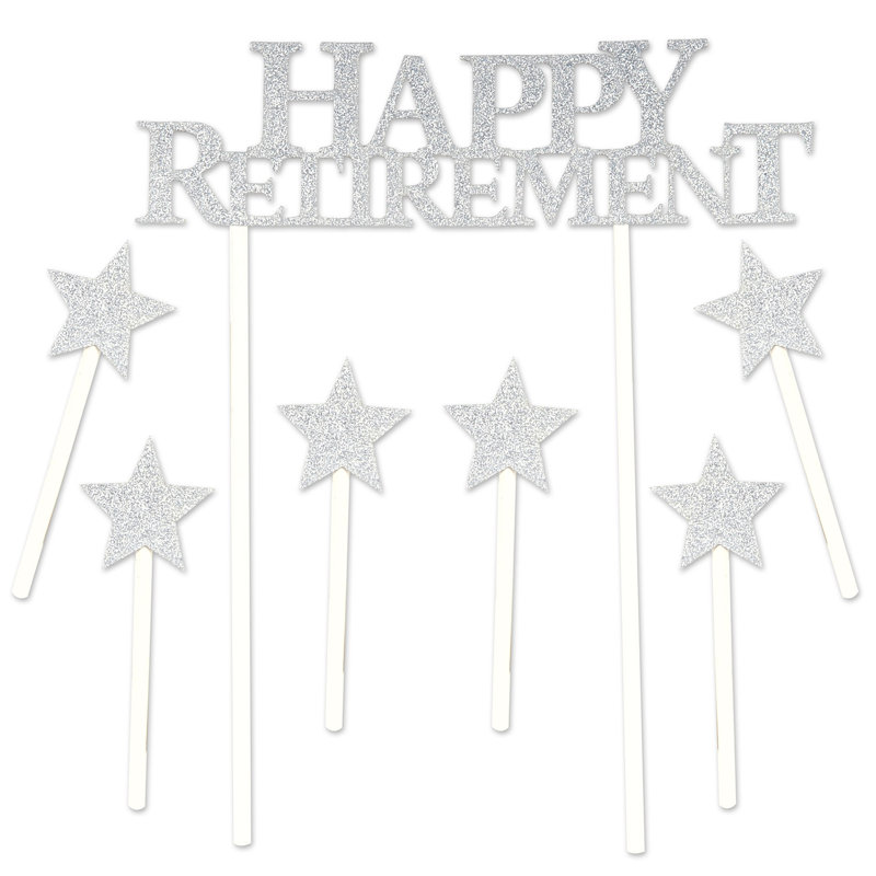 Dessus de gâteau Happy Retirement