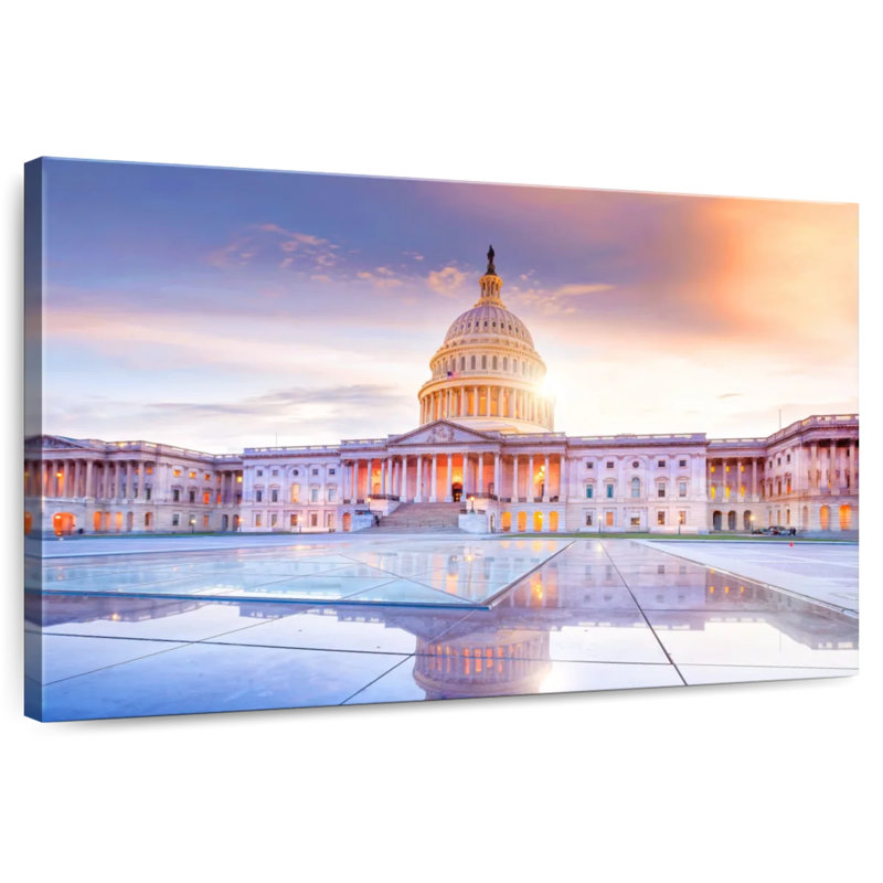 Lilie Majestic US Capitol Building, 26" H x 39" W