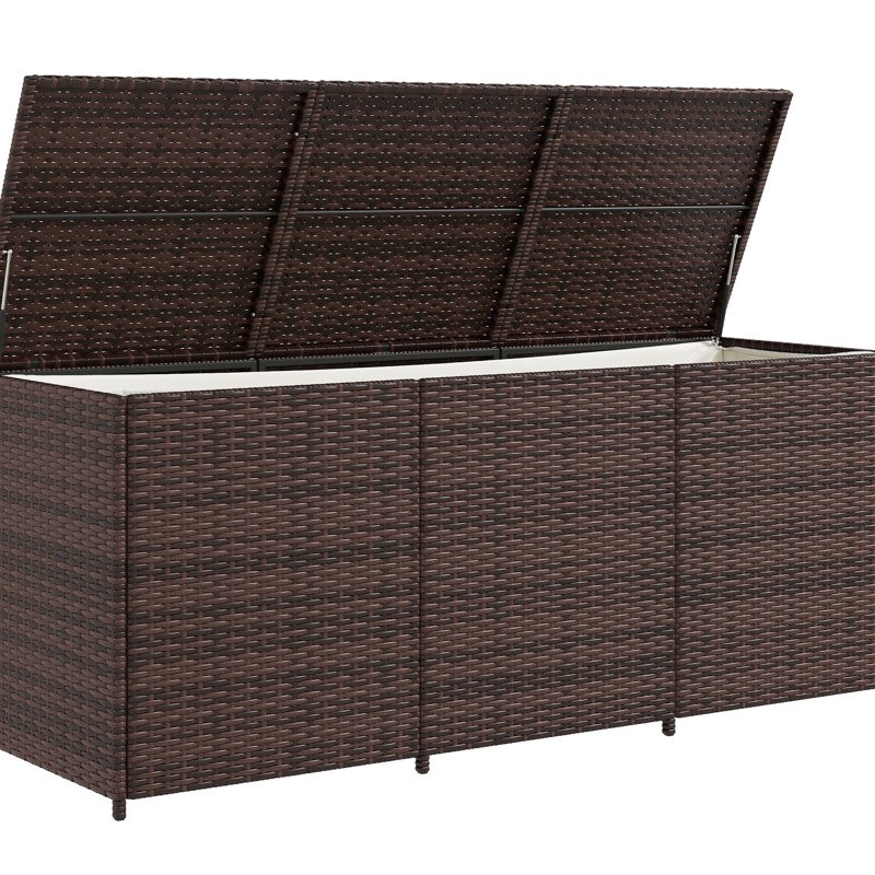 Boîte extérieure Pe - 175 gallons avec doublure intérieure pour coussins de patio