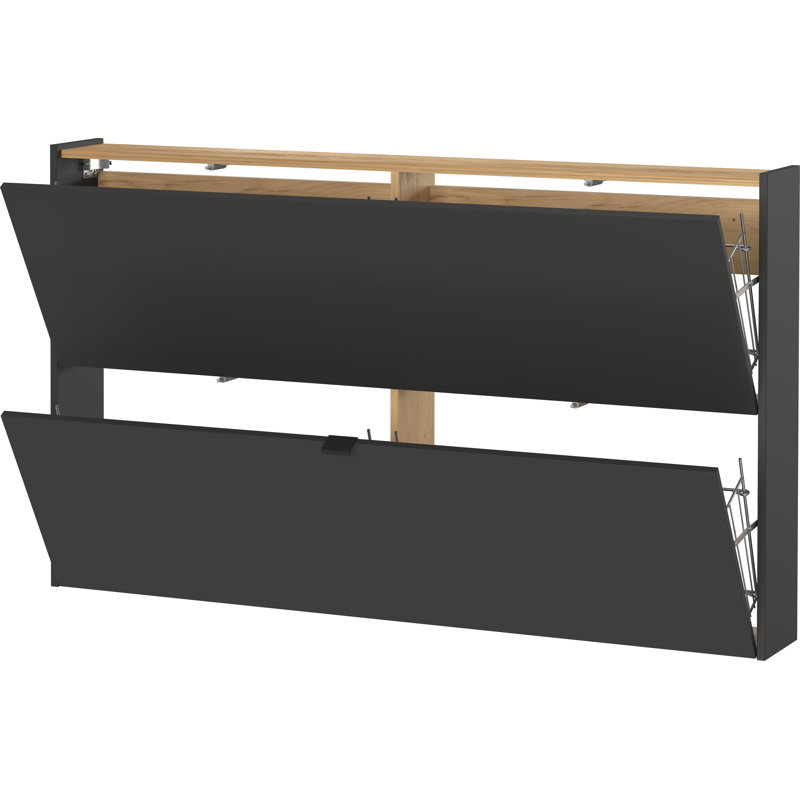 Nyack Shoe Storage Cabinet, Black