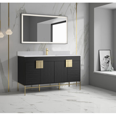Ensemble de meuble-lavabo simple 60 po Golbahar