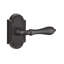 Round Privacy (Bed & Bath) Door Lever with Arch Rosette-325904552-325904554