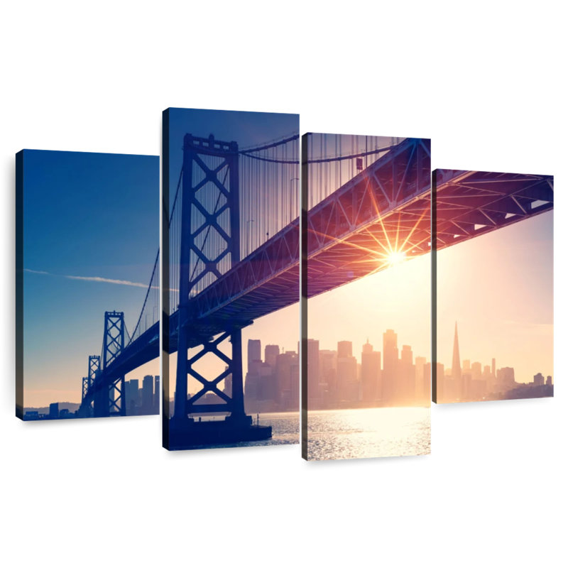 Lilie Golden Gate SF Skyline, 42" H x 68" W