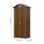 2.7X1.9FT Storage Cabinet Metal Garden Shed with Lockable Door