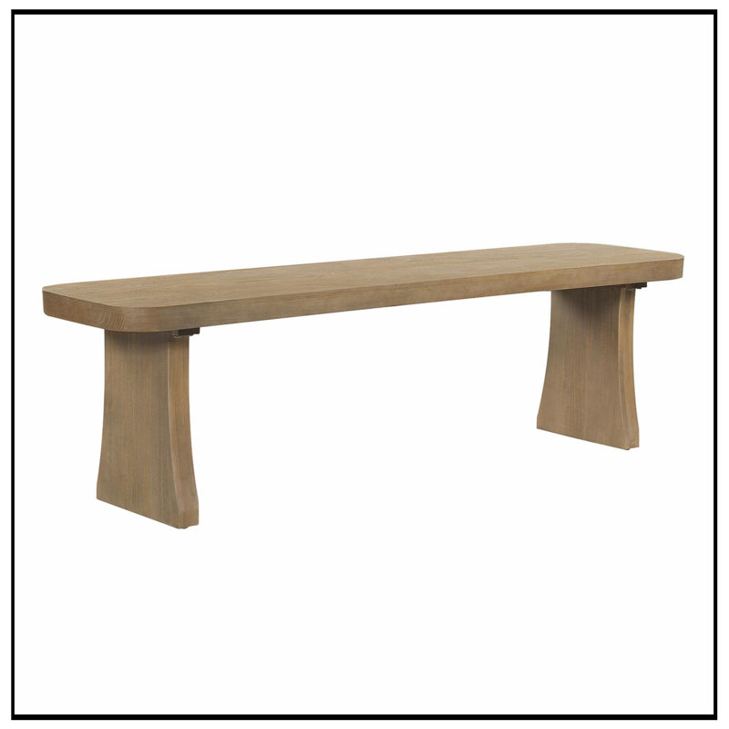 Wood Bench with sturdy legs