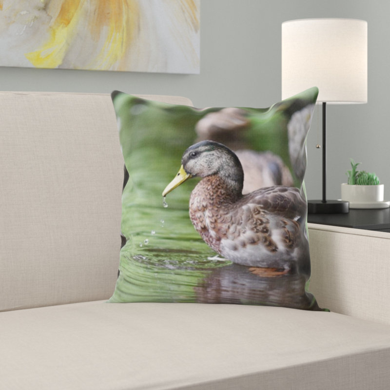 Duck Square Pillow Cover & Insert