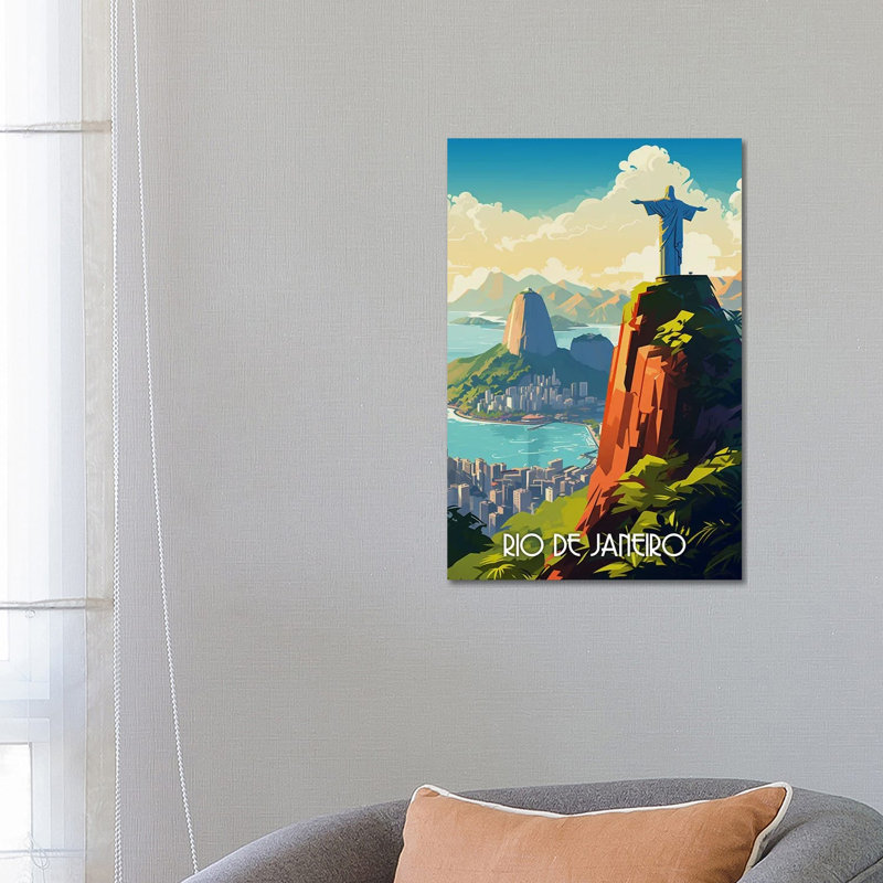 Rio de Janeiro, H 26 po x l 18 po