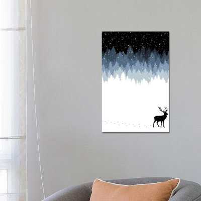 Winter Night by Tobias Fonseca - Wrapped Canvas Gallery-Wrapped Canvas Giclée