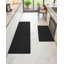 Ensemble de 2 tapis de cuisine antidérapants en mousse viscoélastique et antidérapant