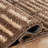 Bohemian Stripe Lines Shag Rug – Beige – Medium Pile, Soft Feel, Low Maintenance-609160976