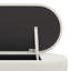 Lit plateforme tapissier en forme de fleur avec repose-pieds Sherpa Witcomb-684476338-684476349